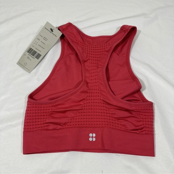 NWT $44 Sweaty‎ Betty [ Small ] Stamina High Neck Sports Bra in Odyssey Pink - Picture 6 of 12